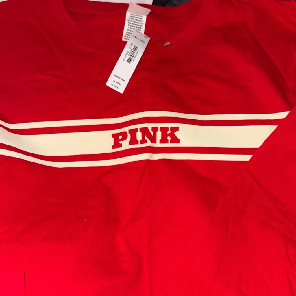 New  - PINK
CAMPUS COTTON LONG-SLEEVE‎ TEE - Image 3