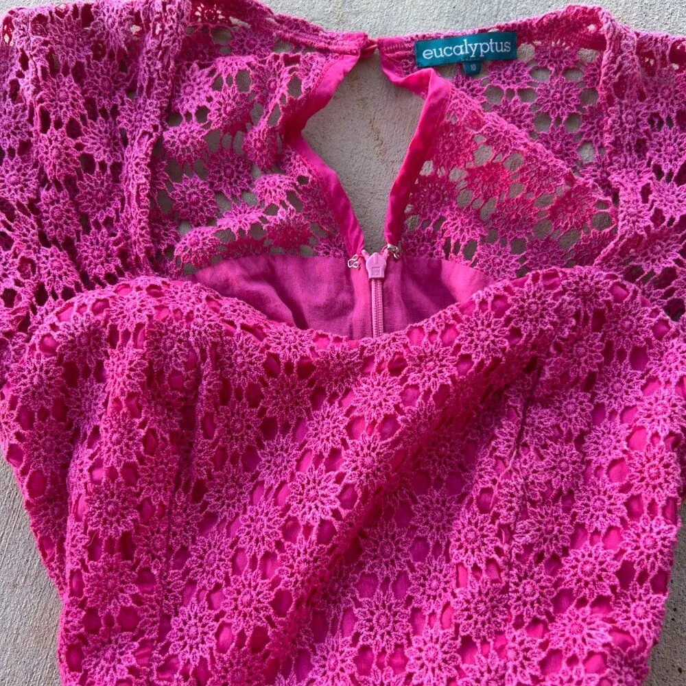 Eucalyptus pink dress size 10 Pink - Image 8
