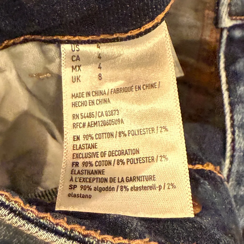 American Eagle Distressed Denim/Jean Shorts - Image 3