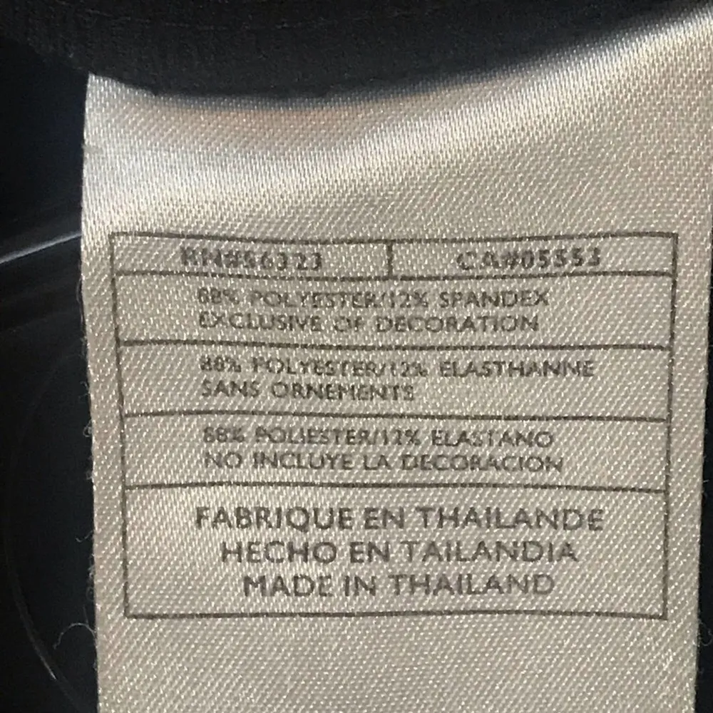 Nike Dri-fit Crop Capri Pants Single Pocket Double Snap Zip Closure Black Small - Image 8