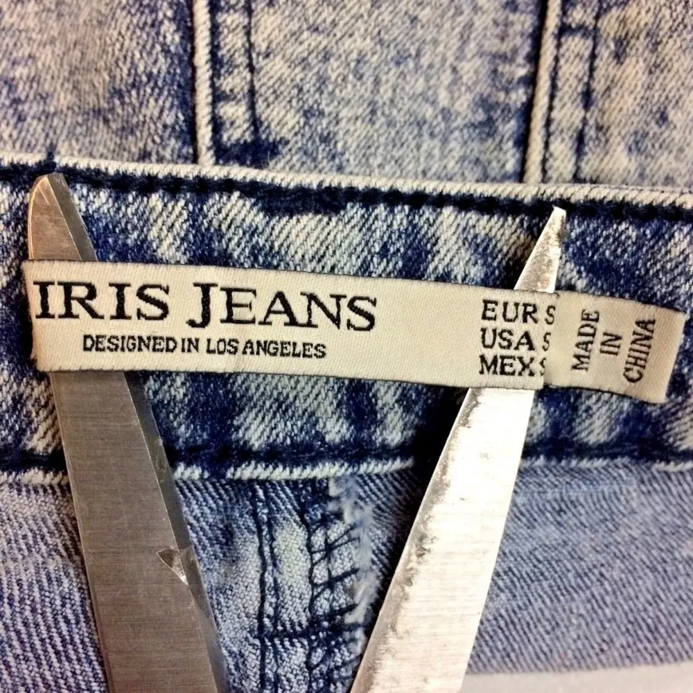 IRIS Jeans Shorts S Small Denim Short Mini Shorts - Image 8