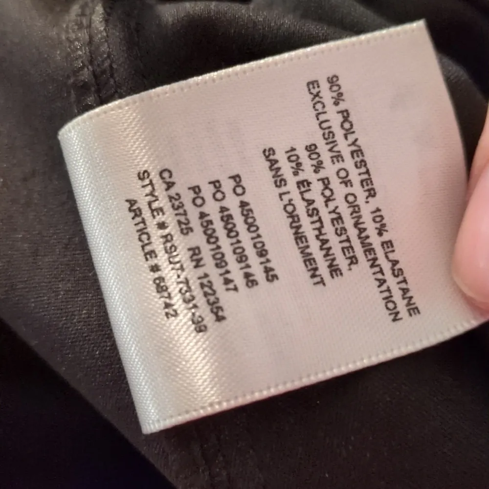 Wilfred Free By Aritzia Black Suede Mini Skirt Size 6 - Image 5