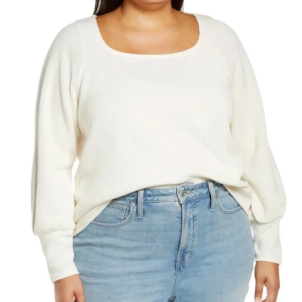 Madewell Jacquard Square-Neck Top - Image 5