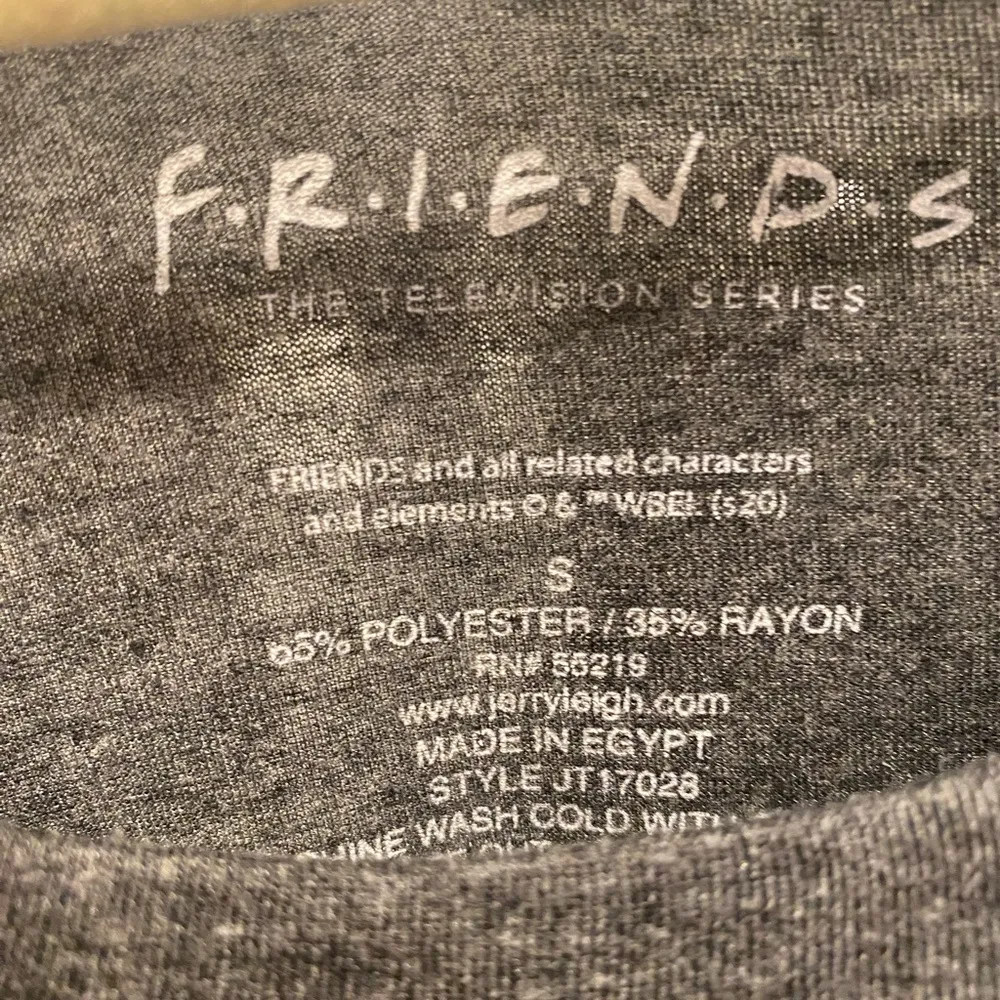 FRIENDS The Television Series Multicolor Logo Graphic Tee Gray - Image 3