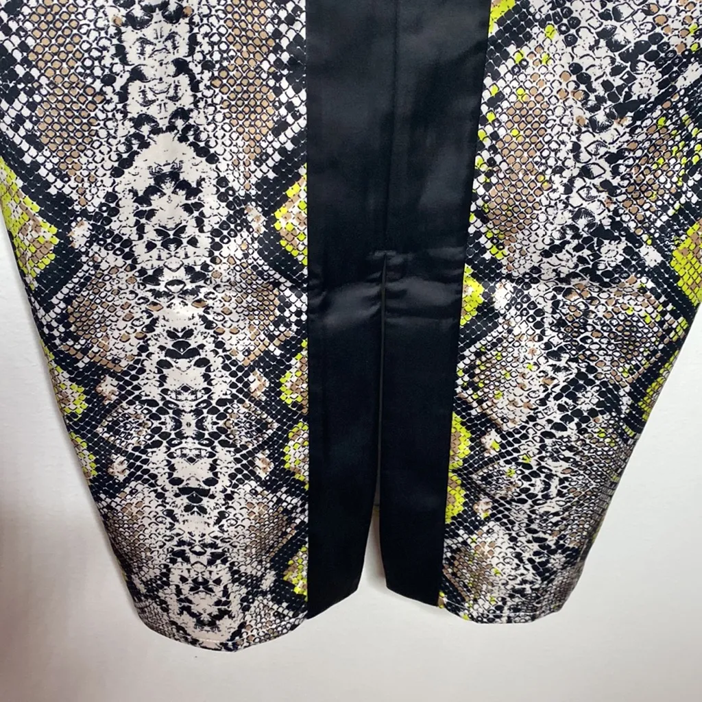 Universal Standard Levana satin snake print caftan regular size XS - Image 7