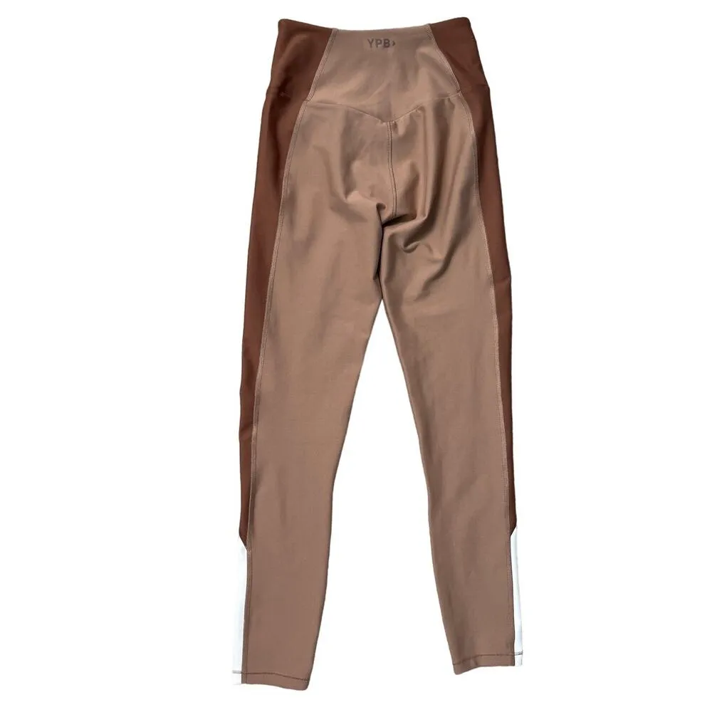 Abercrombie & Fitch YPB sculptLUX 7/8-Length Willow Color-block Leggings Size CA - Image 5