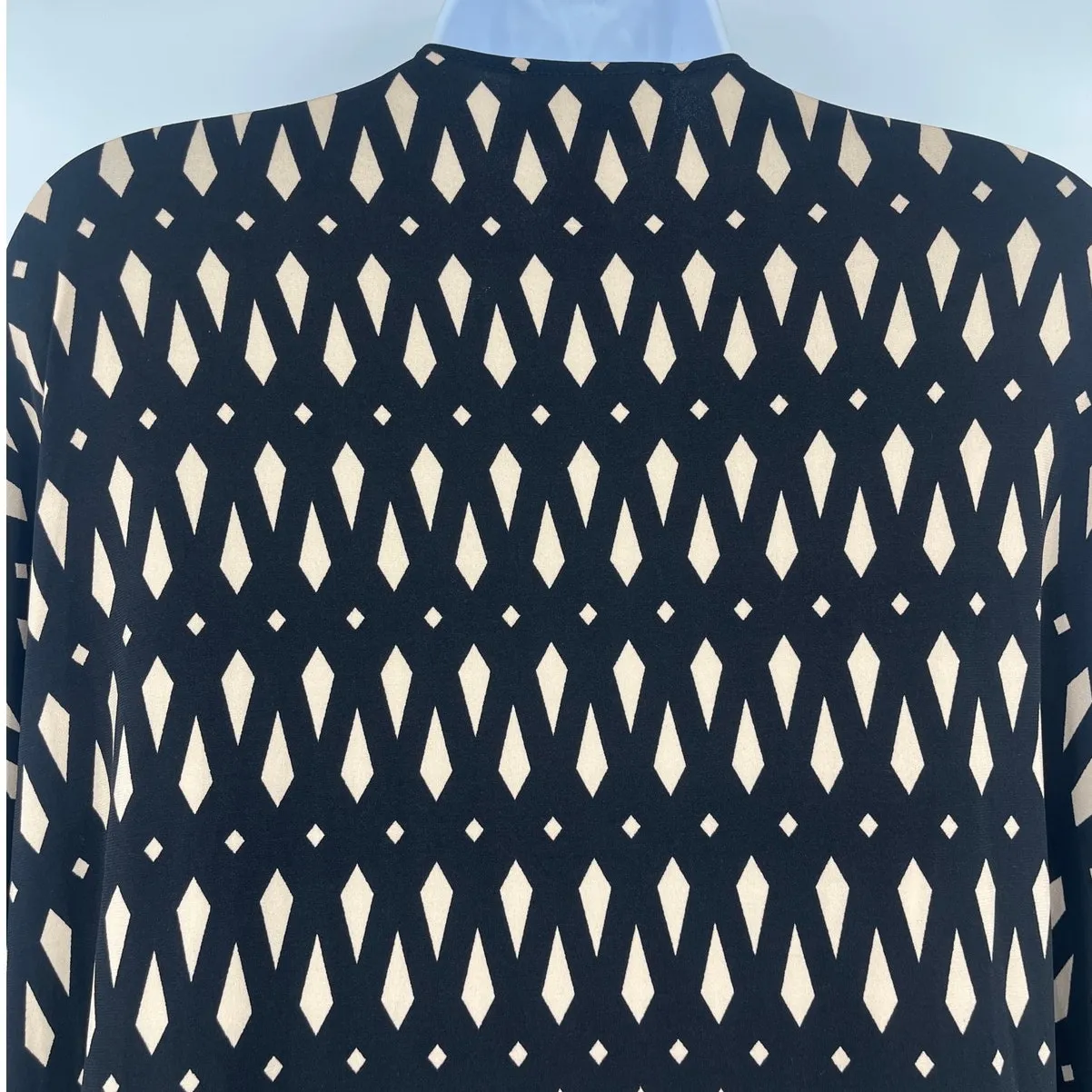 Joseph Ribkoff Kimono Cardigan Sz 10 Fringe Geometric Boho Witchy Festival lagen - Image 7