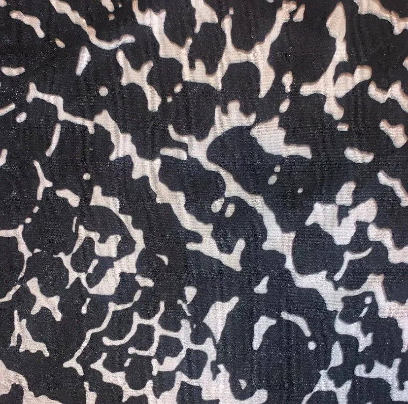 Collection Black White Stretch Top, Medium - New! - Image 4