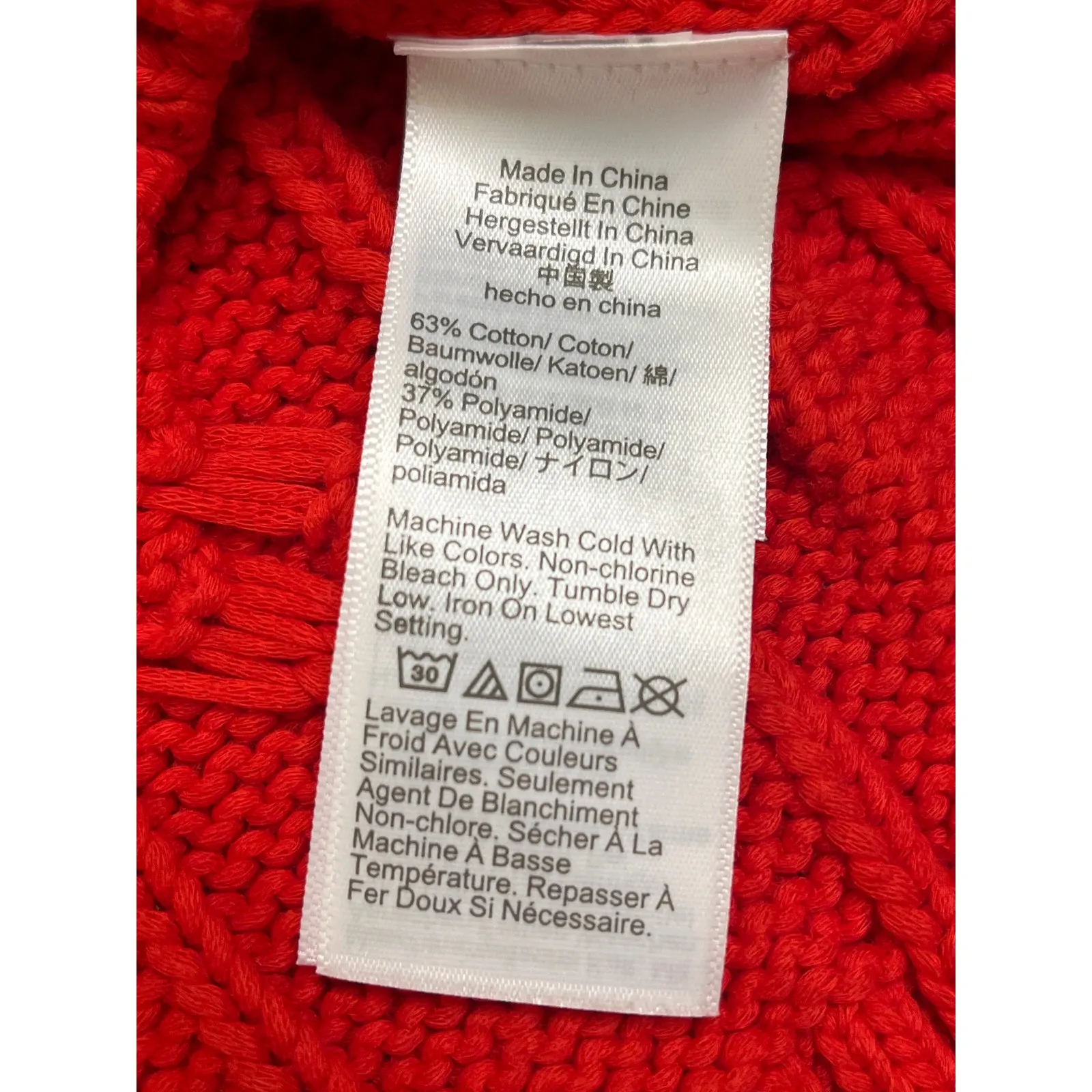 J. Crew Cotton blend cableknit side-slit crewneck sweater, style:Bm401, size s/m - Image 5