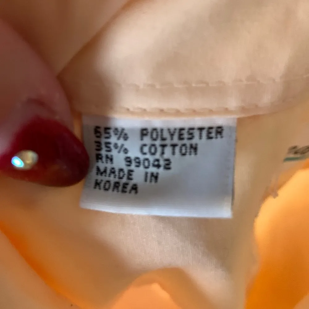 Softwear western embroidered floral sequined long sleeve button down shirt Orange - Image 11