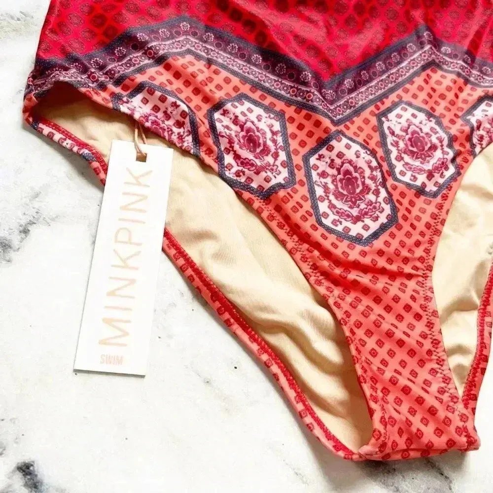 Minkpink Rosewater High-Waisted Bikini Bottoms NWT - Image 6