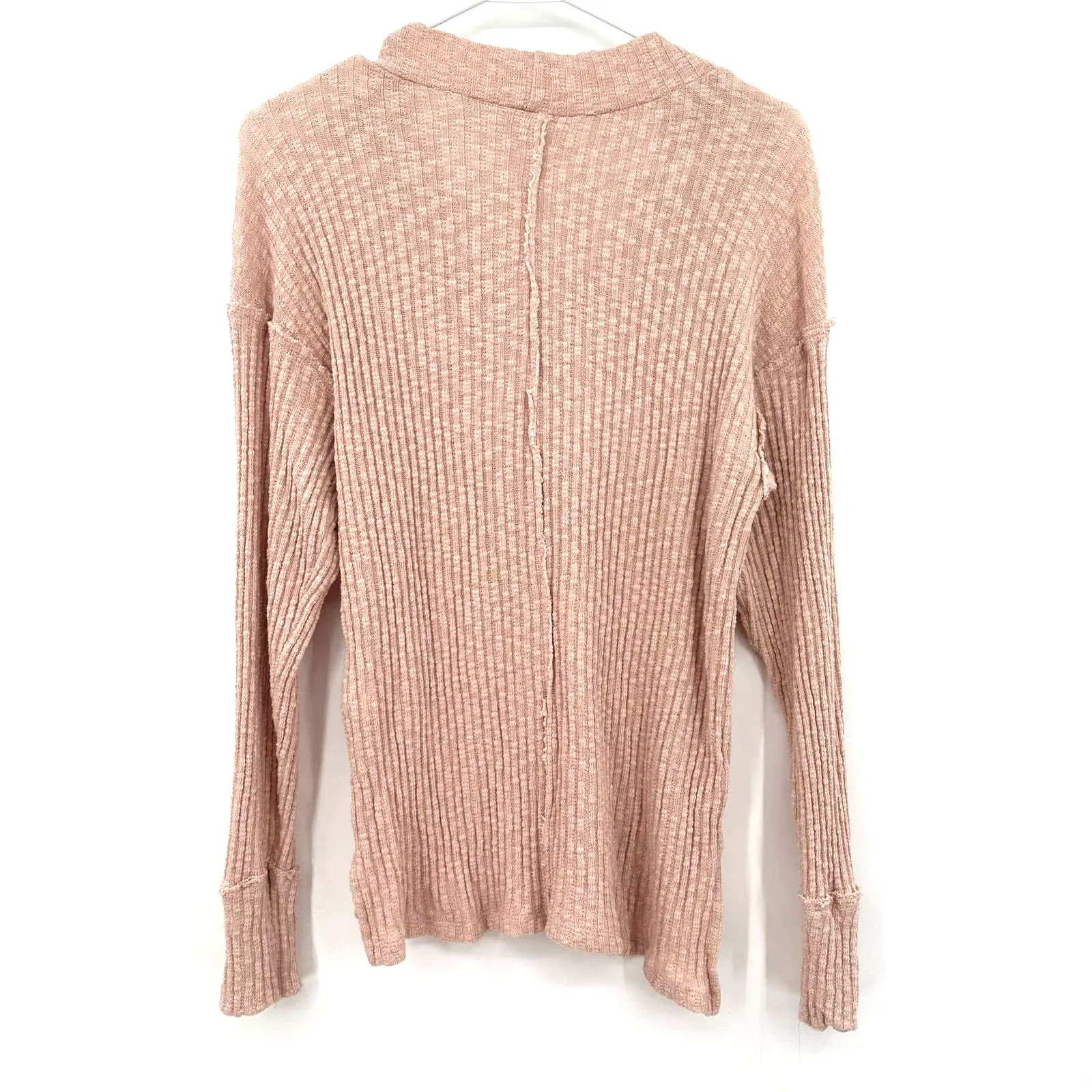 Caslon size medium pink v neck lightweight‎ pullover style sweater - Image 2