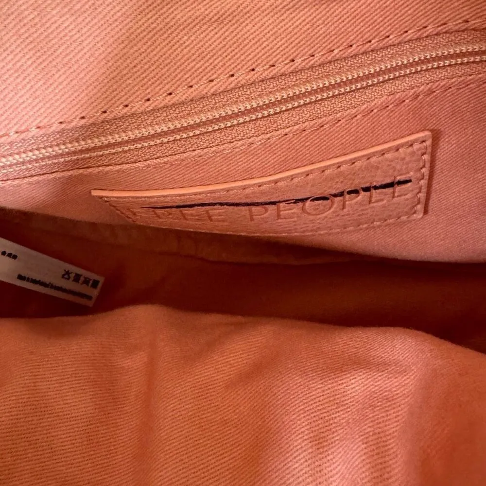 Free People Cabana Vintage Pink Woven Crossbody Purse NWOT - Image 4