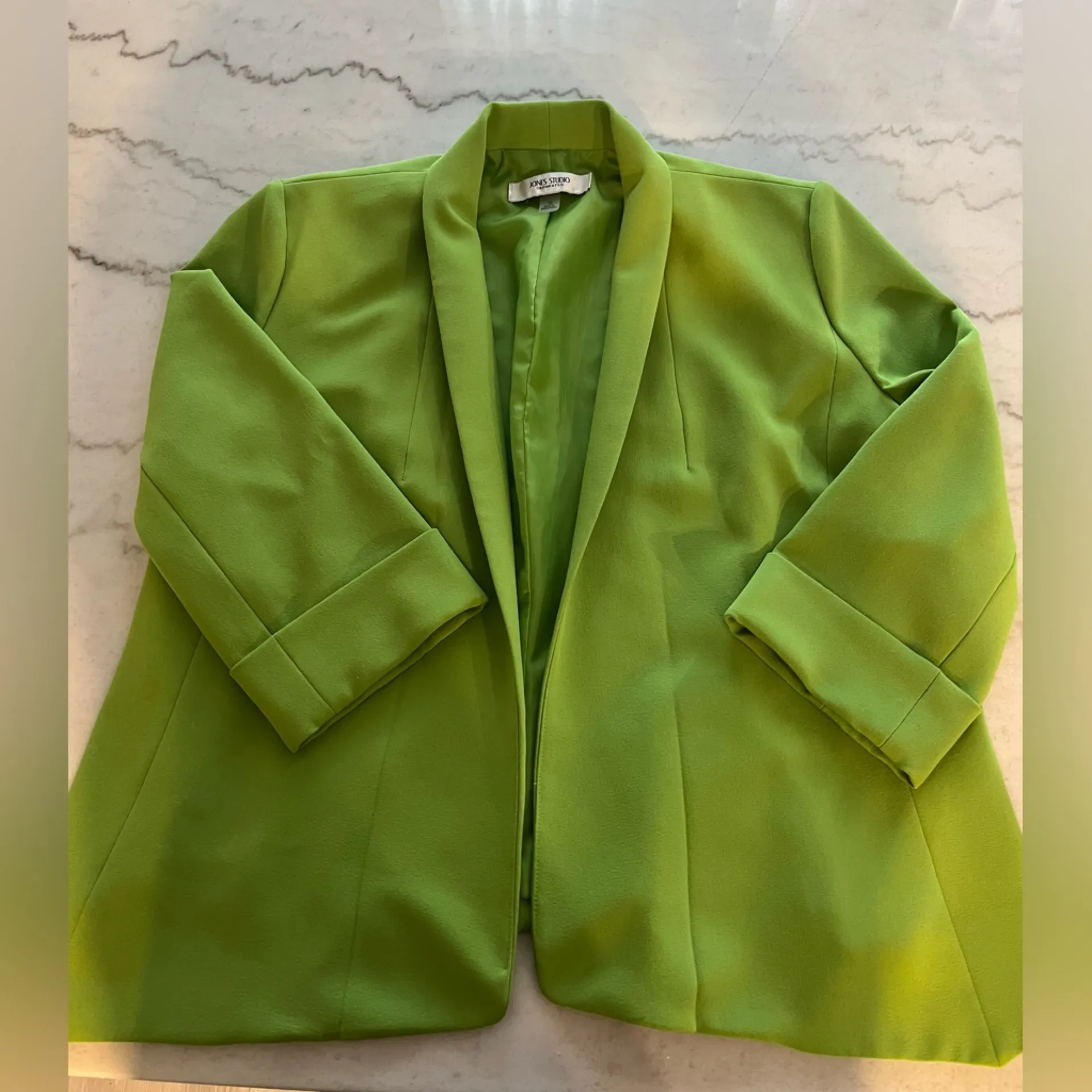 NWOT Jones Studio Vibrant Green‎ Women's Blazer - Image 3