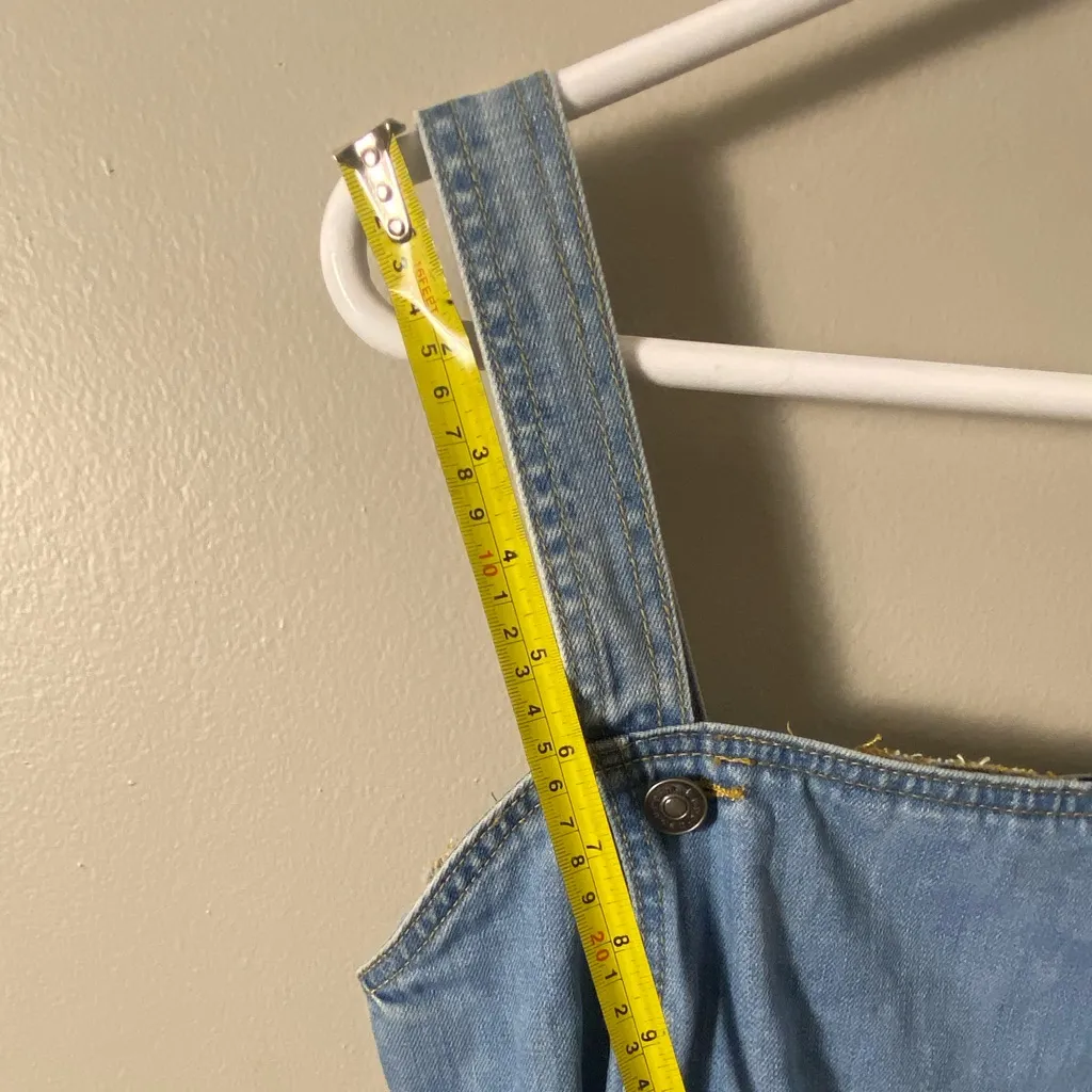 90’s style nature brand denim Jumper dress Medium - Image 5