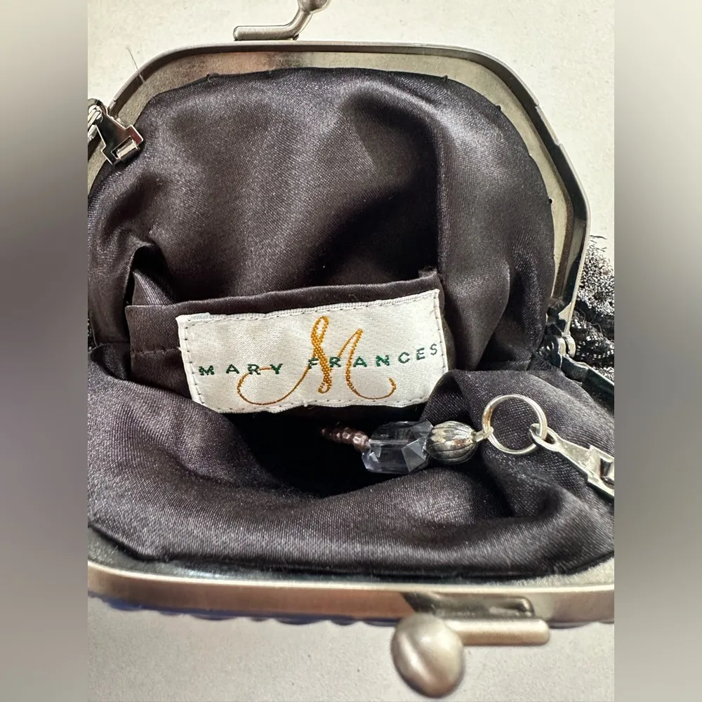 Mary Frances Gray Black Fabrics, Beads, Tassels. Lace, Vintage Rare, Fabulous! - Image 3