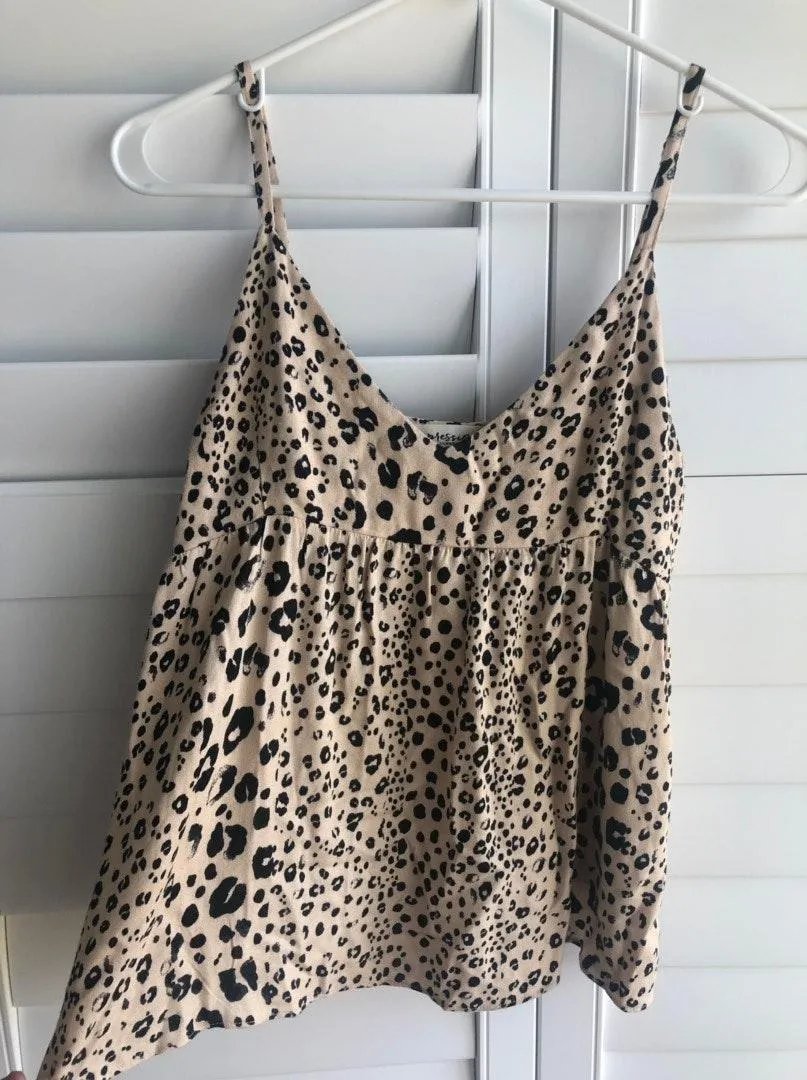 Impressions Cheetah Babydoll Tank - Image 2