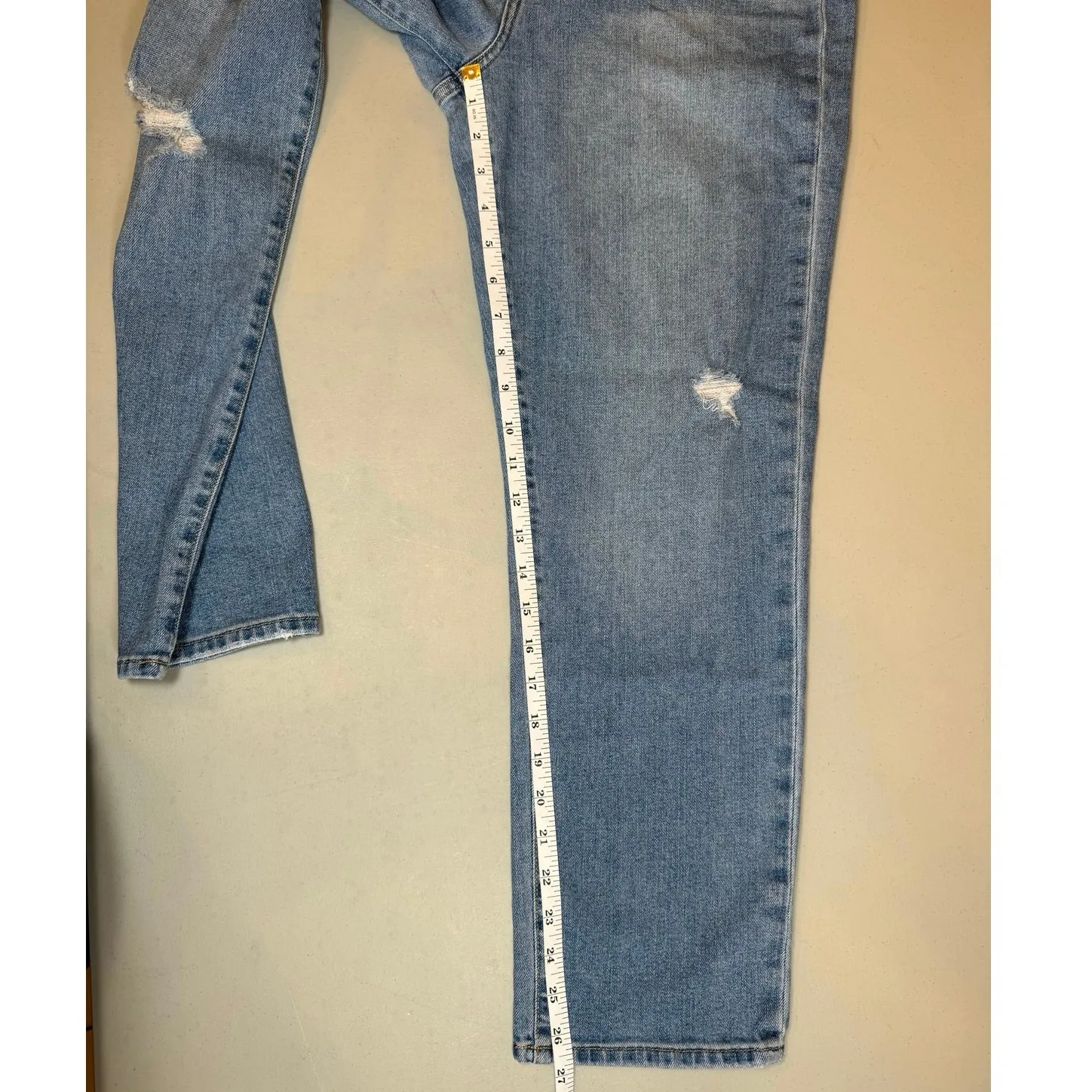 Joe's Jeans The Honor High Rise Vintage Straight Leg Jeans Sz 29 Distressed - Image 9
