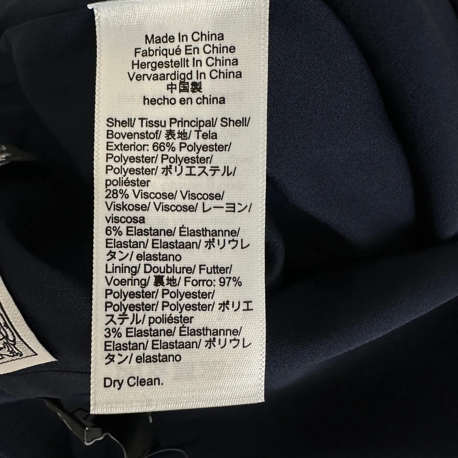 J.Crew Pencil Midi Skirt Four Season Stretch Navy Minimalist Classic US 12 NWT - Image 9