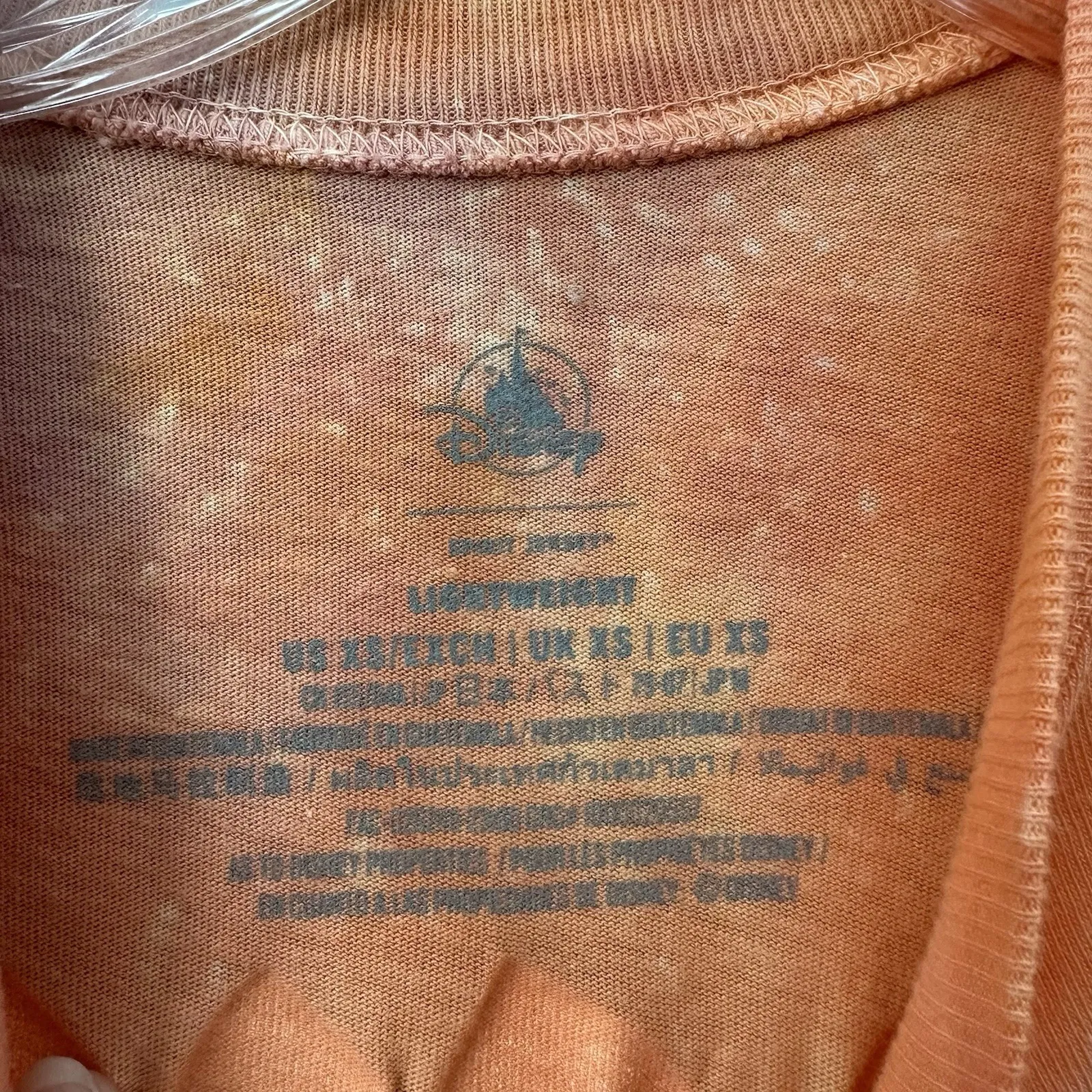 NWT Walt Disney World Parks Spirit Jersey Orange Purple Tie Dye‎ Women's XS - Image 5