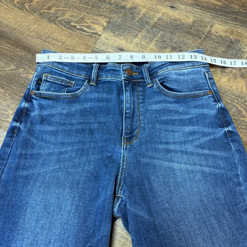 Judy Blue Slim Fit Jeans Womens 9/29 JB82549DK High Rise Stretch Blue Denim - Image 2