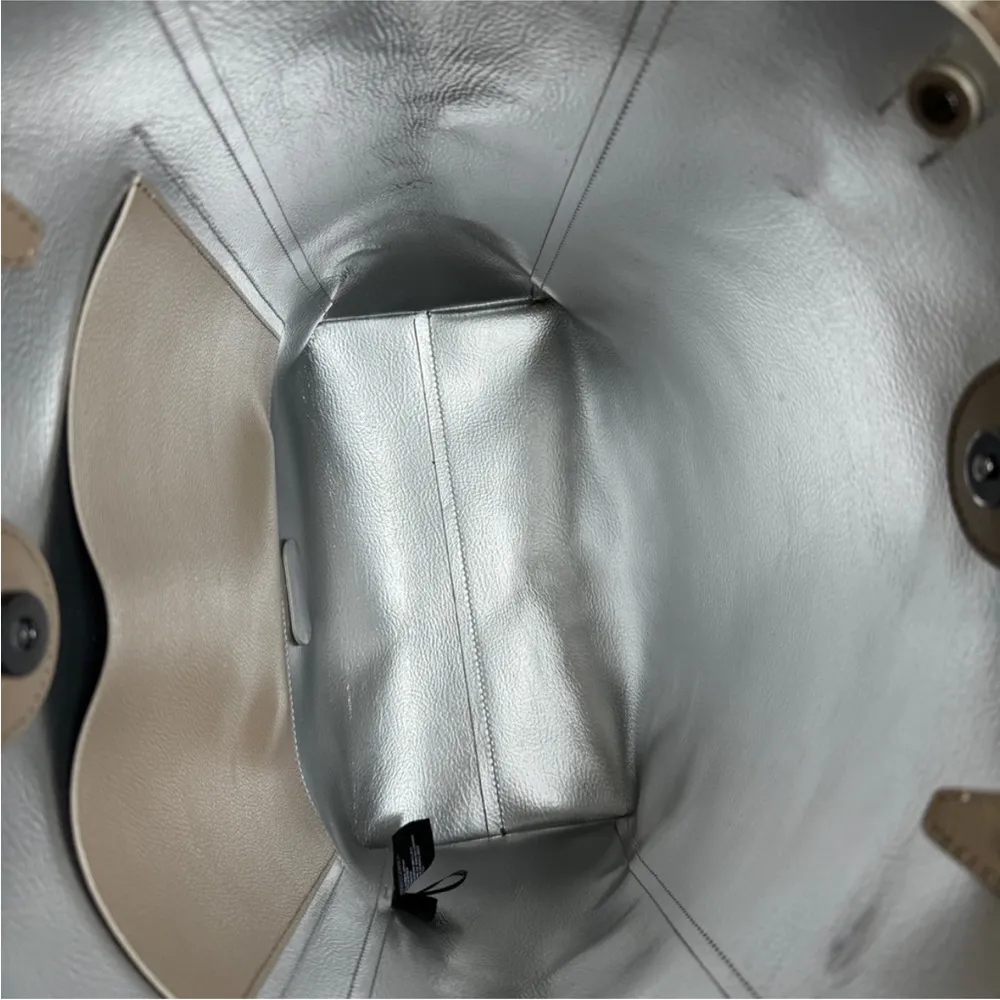 Rebecca Minkoff genuine leather tote in Sandrift NWT - Image 4