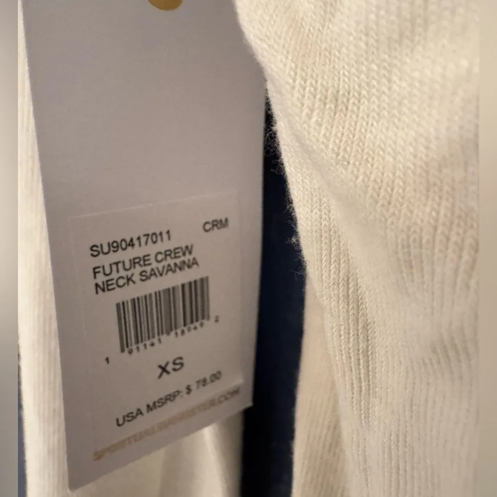 Spiritual Gangster Future Crewneck Savanna Women’s Cream Sweater Size XS - Image 7