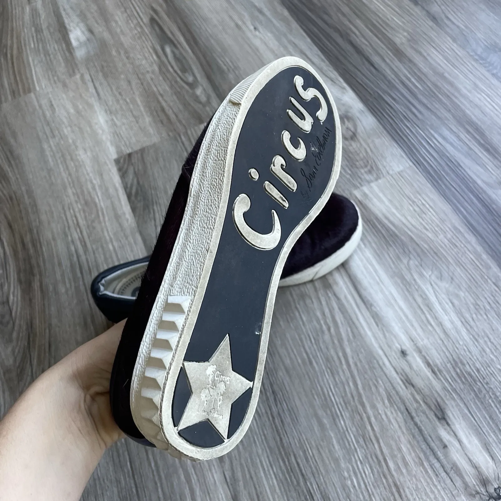 Circus by Sam Edelman Wine‎ Color Cowhide Slip-on Shoes Sneaker - Size 10 M - Image 5