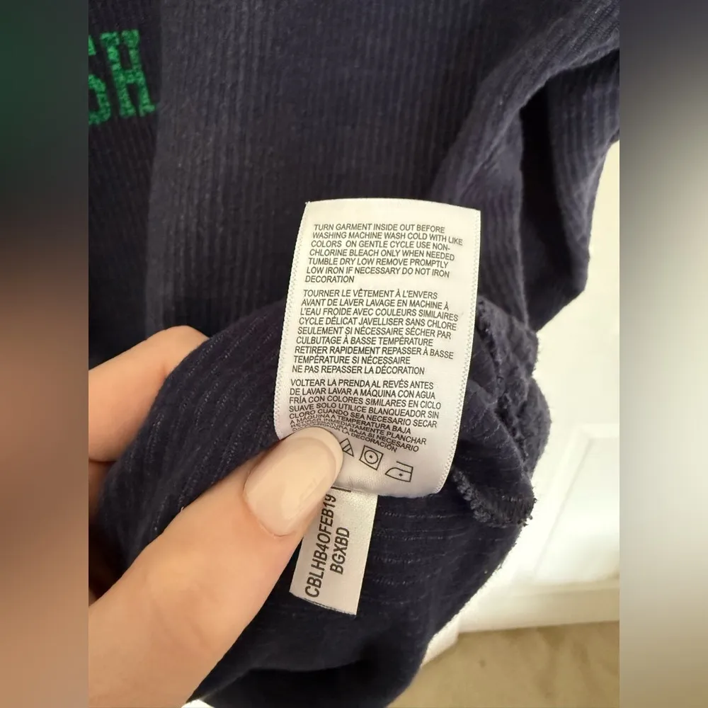 Vintage Champion Corduroy Corded Crewneck Sweatshirt Notre Dame University XL - Image 6