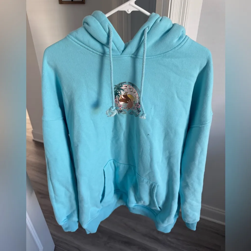 Coastal Cowgirl Hoodie SUNKISSED COCONUT Blue Size L - Image 2
