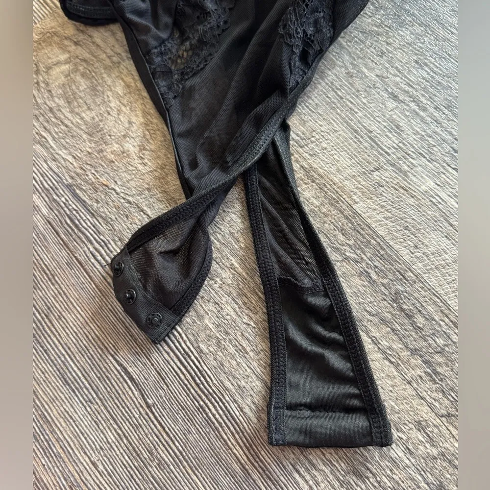 AVIDLOVE Black Lace Bodysuit teddy body suit underwire Size Medium NWT - Image 6
