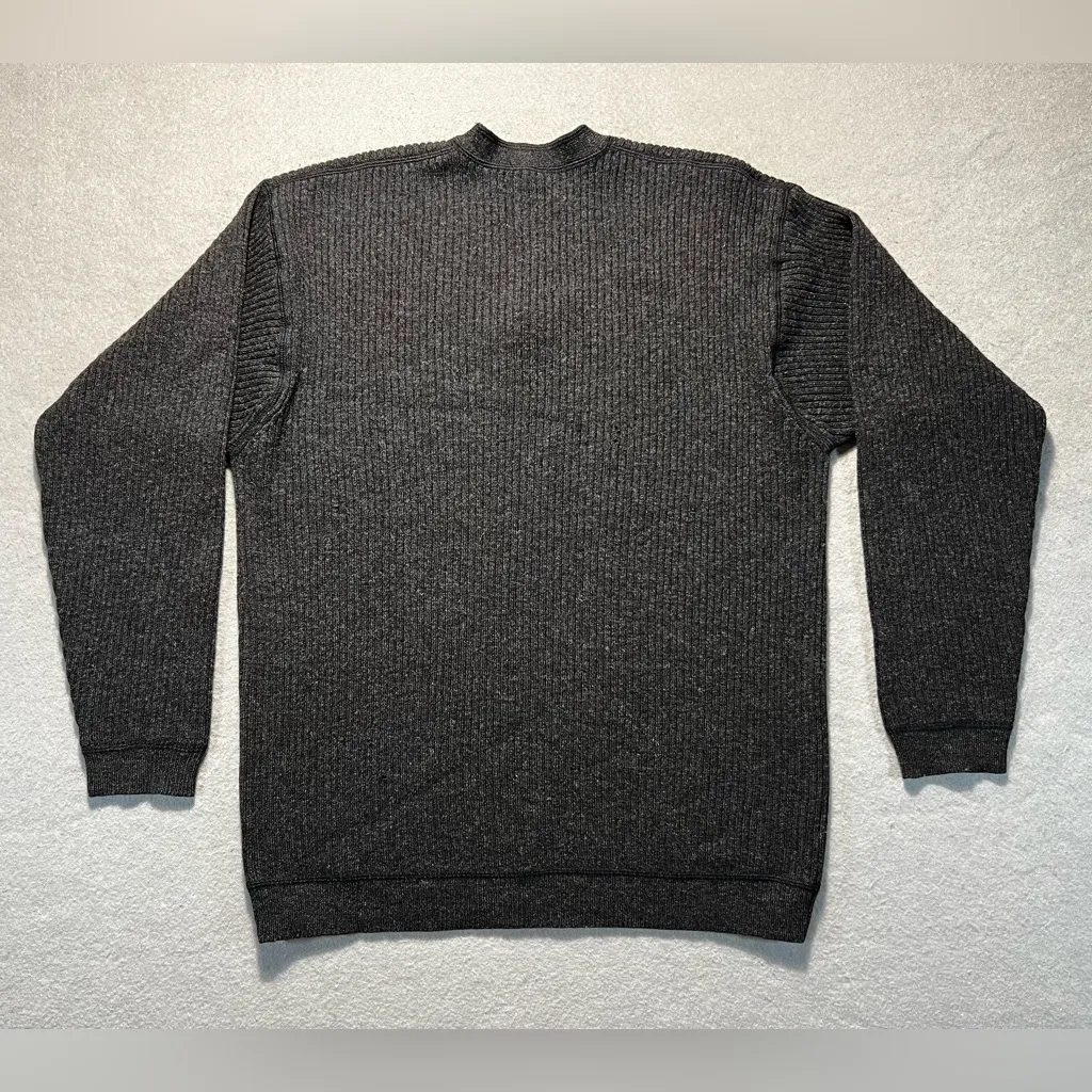 Vintage Banana Republic Women’s 100% Lambswool Sweater Black Medium V-Neck - Image 4