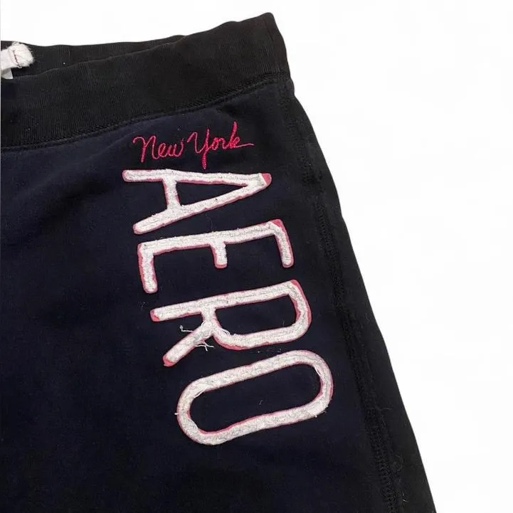 Aeropostale 2012 black capri jogger sweatpants - Image 2