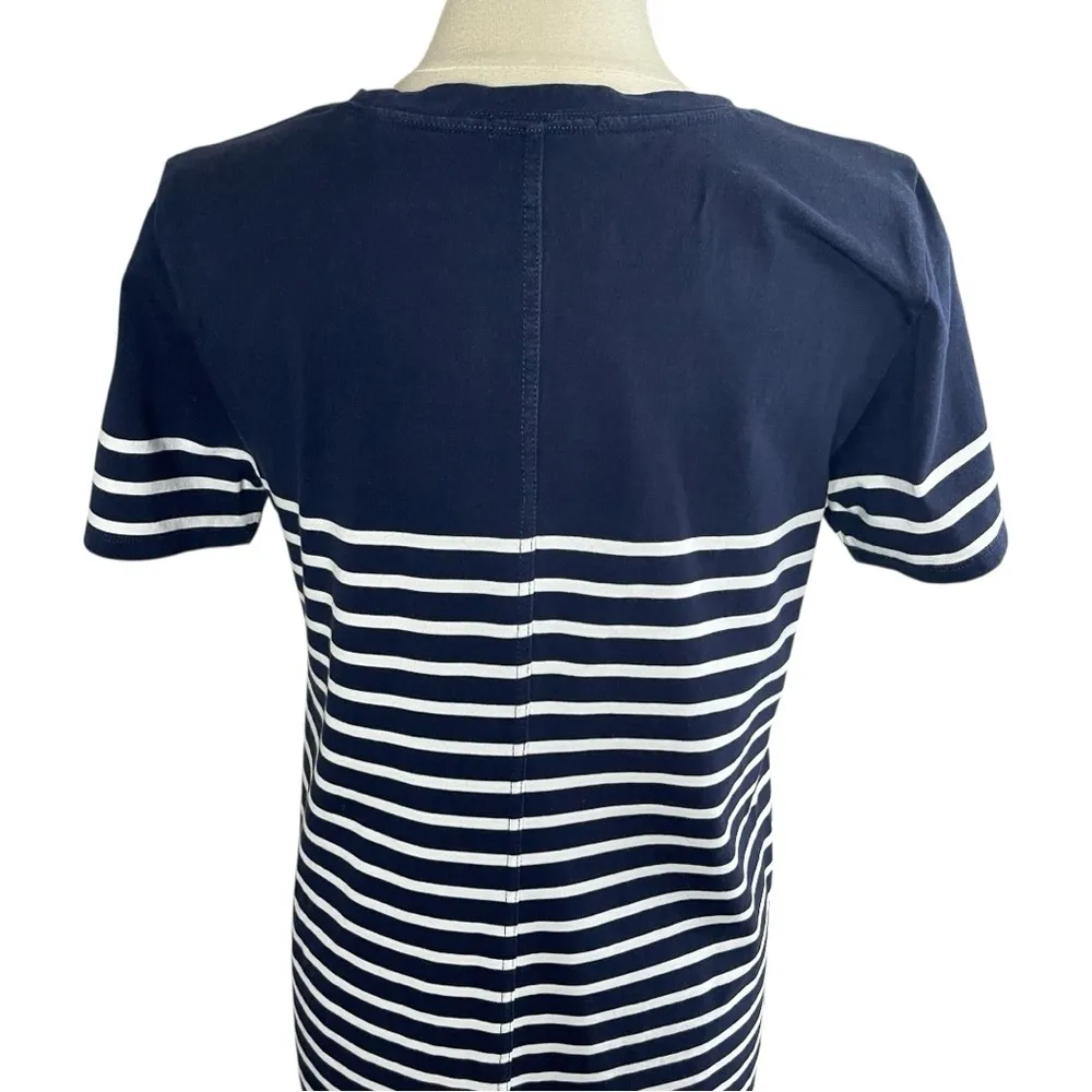 J.CREW T-Shirt Dress in Nautical Stripe, Medium - Image 8
