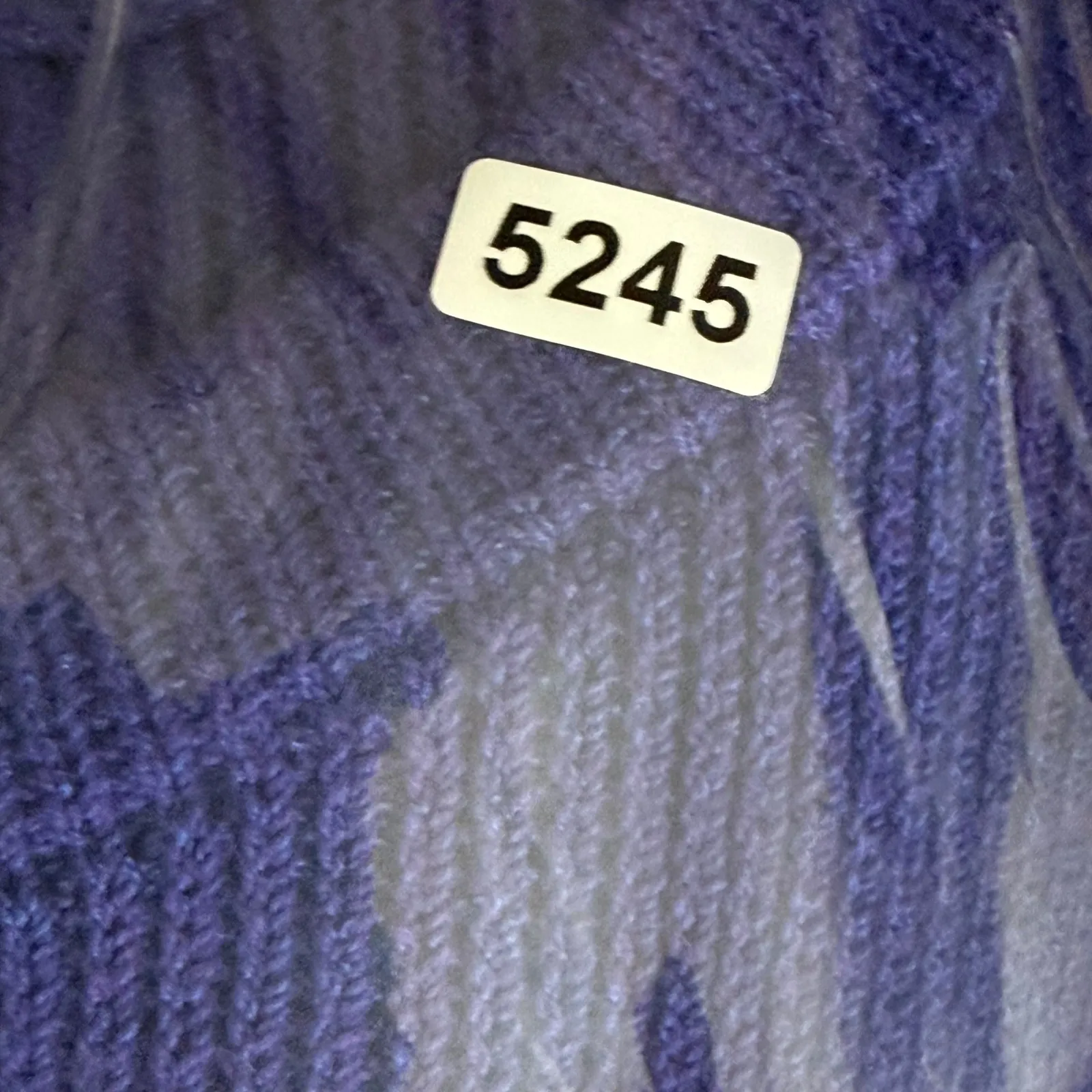 St John Vintage Purple Santana knit Ribbed Midi Dress Gold Buckle Belt Sz 14 Blue - Image 14