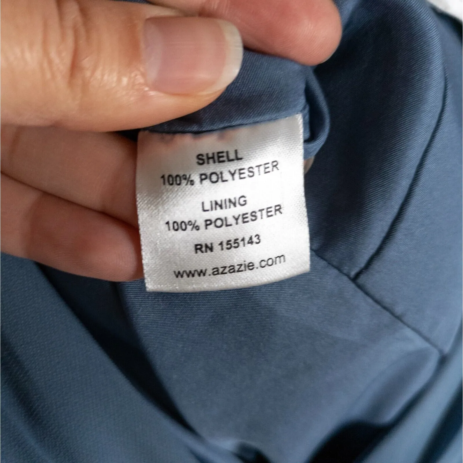 AZAZIE Yetta Maternity Dress Twilight A-Line V-Neck Gathered Chiffon Women's A14 - Image 6