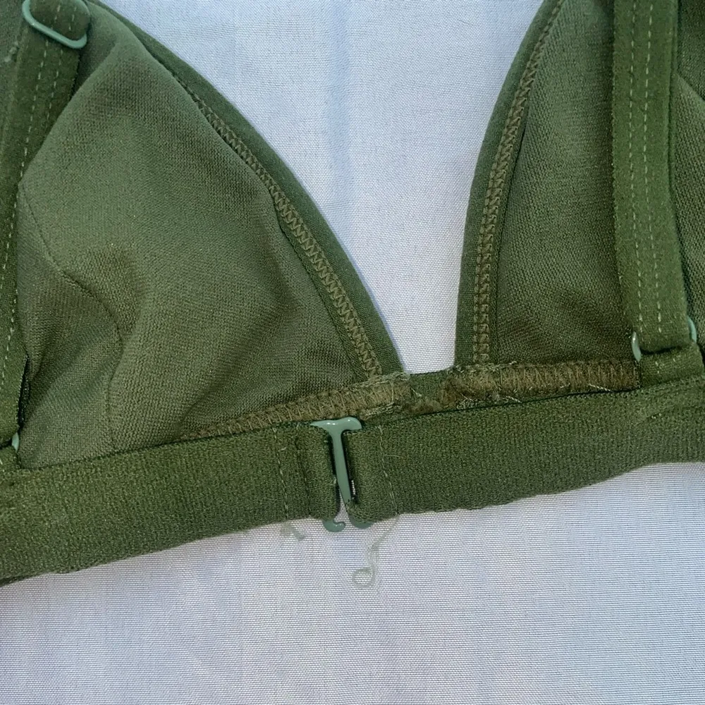 pacsun green triangle bikini top - Image 5
