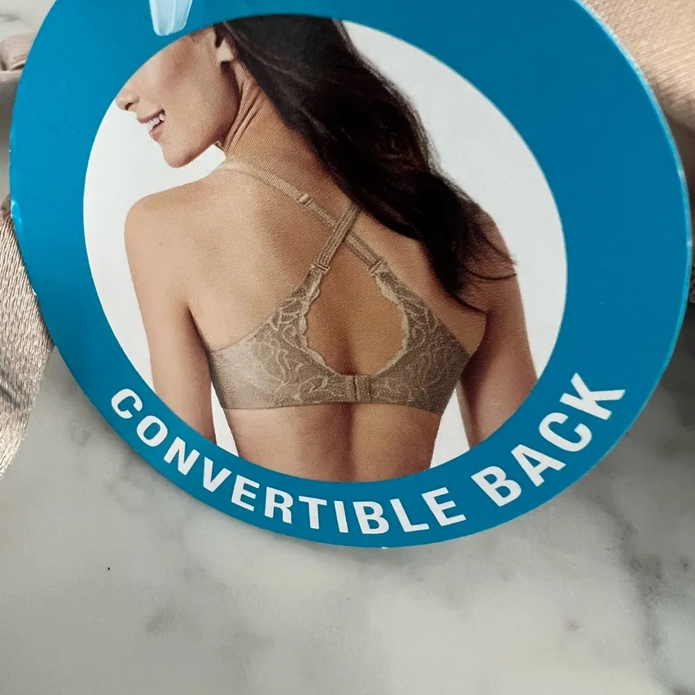 Bali 38B One Smooth U Dreamwire Shaping Underwire Bra Beige convertible back Tan Size undefined - Image 6