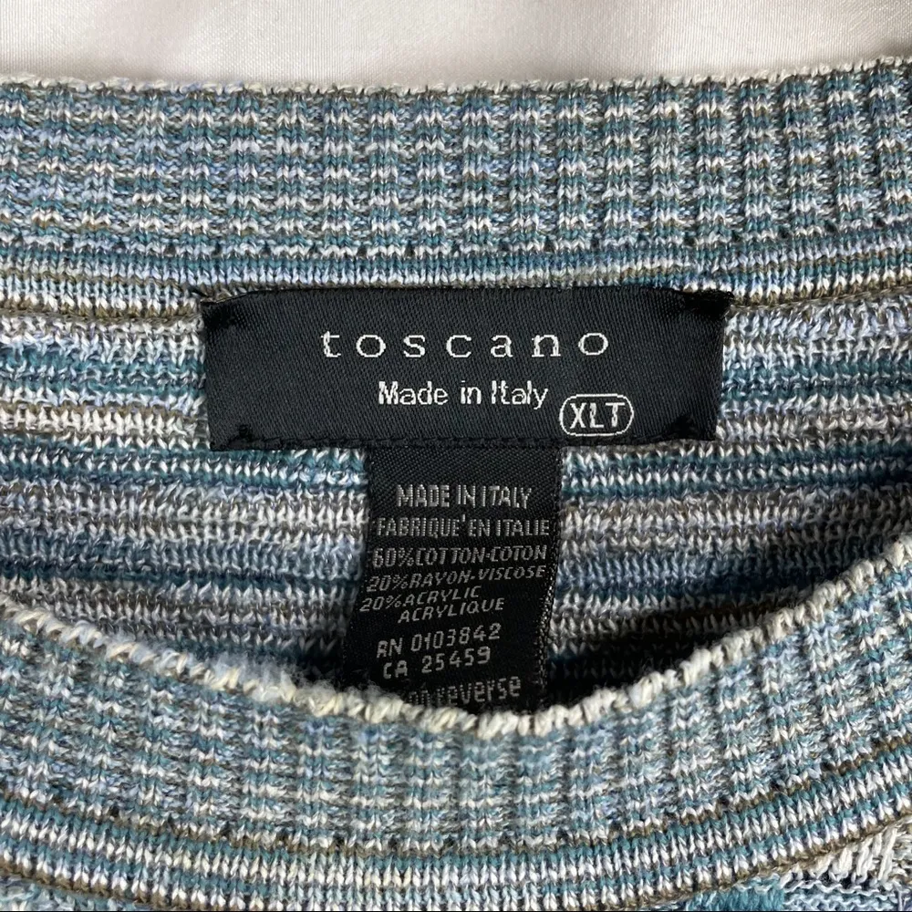 Grandpa Oversized 3D Textured Knit Sweater Blue Size undefined - Image 9