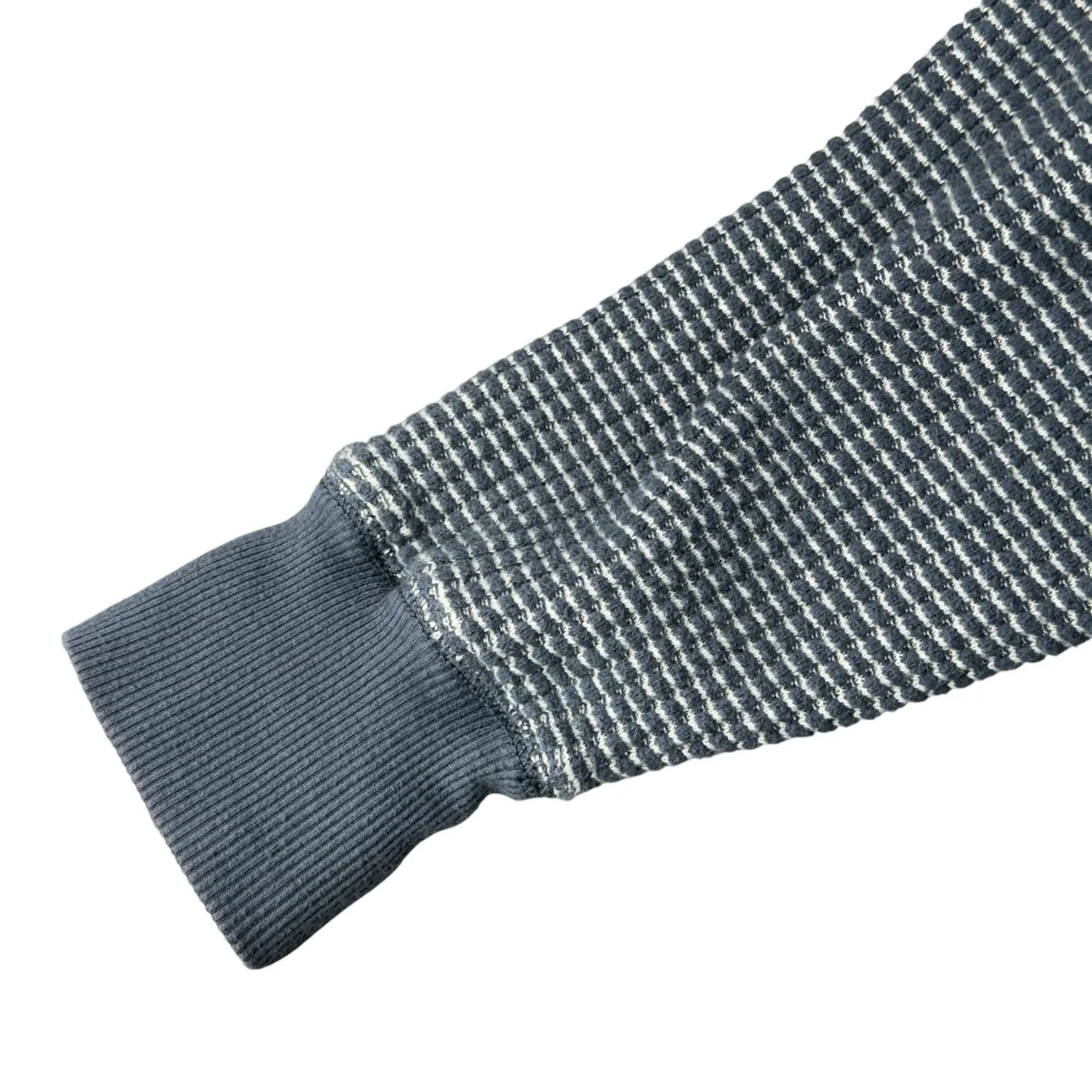 American Eagle Small Big Hug Sweater Waffle Knit V-Neck Oversized Long Sleeves - Image 3