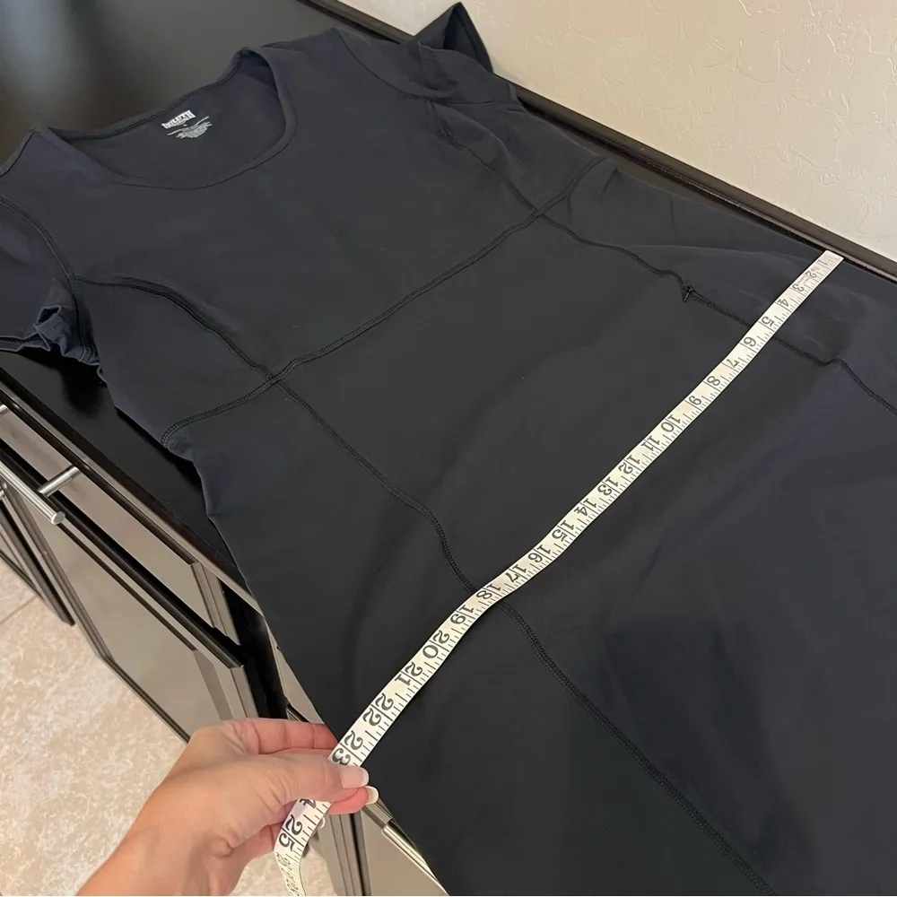 Duluth Trading NoGA Naturale Cotton Short Sleeve Dress, NWOT size L Black Size L - Image 10