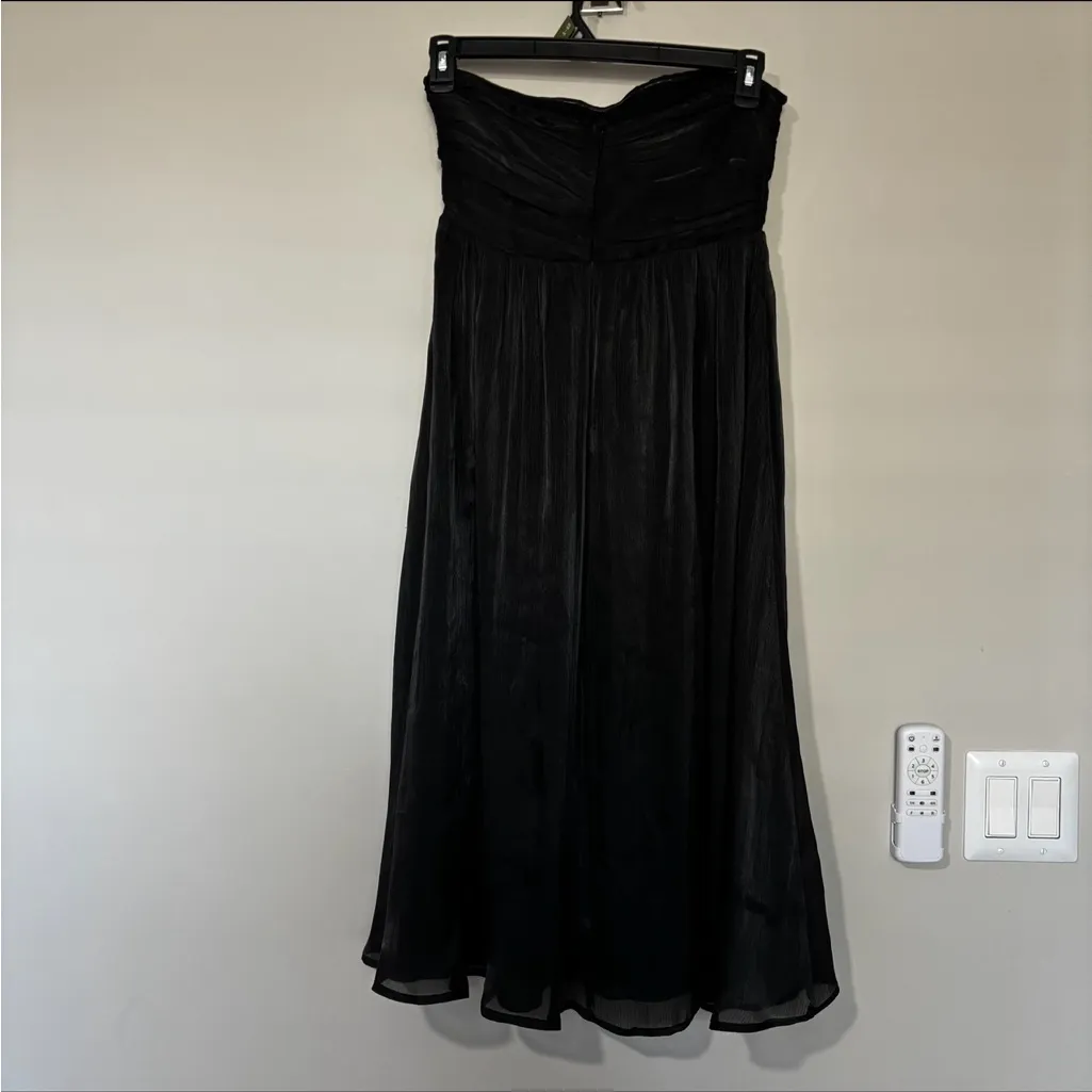 Petal & Pup Mila Black Strapless Dress with Bow & Cutout Detail - Image 5