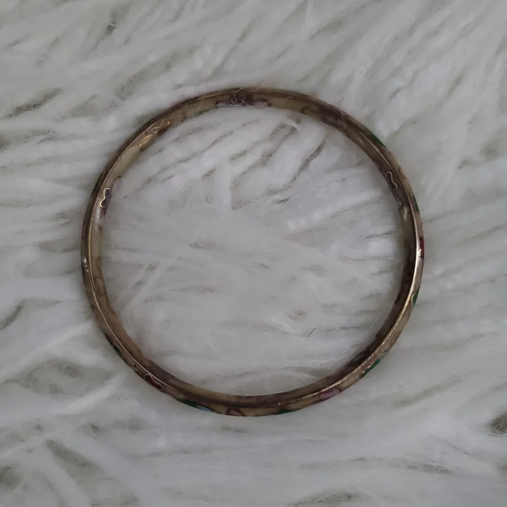 Vintage Thin Cloisonne Slide - Image 3