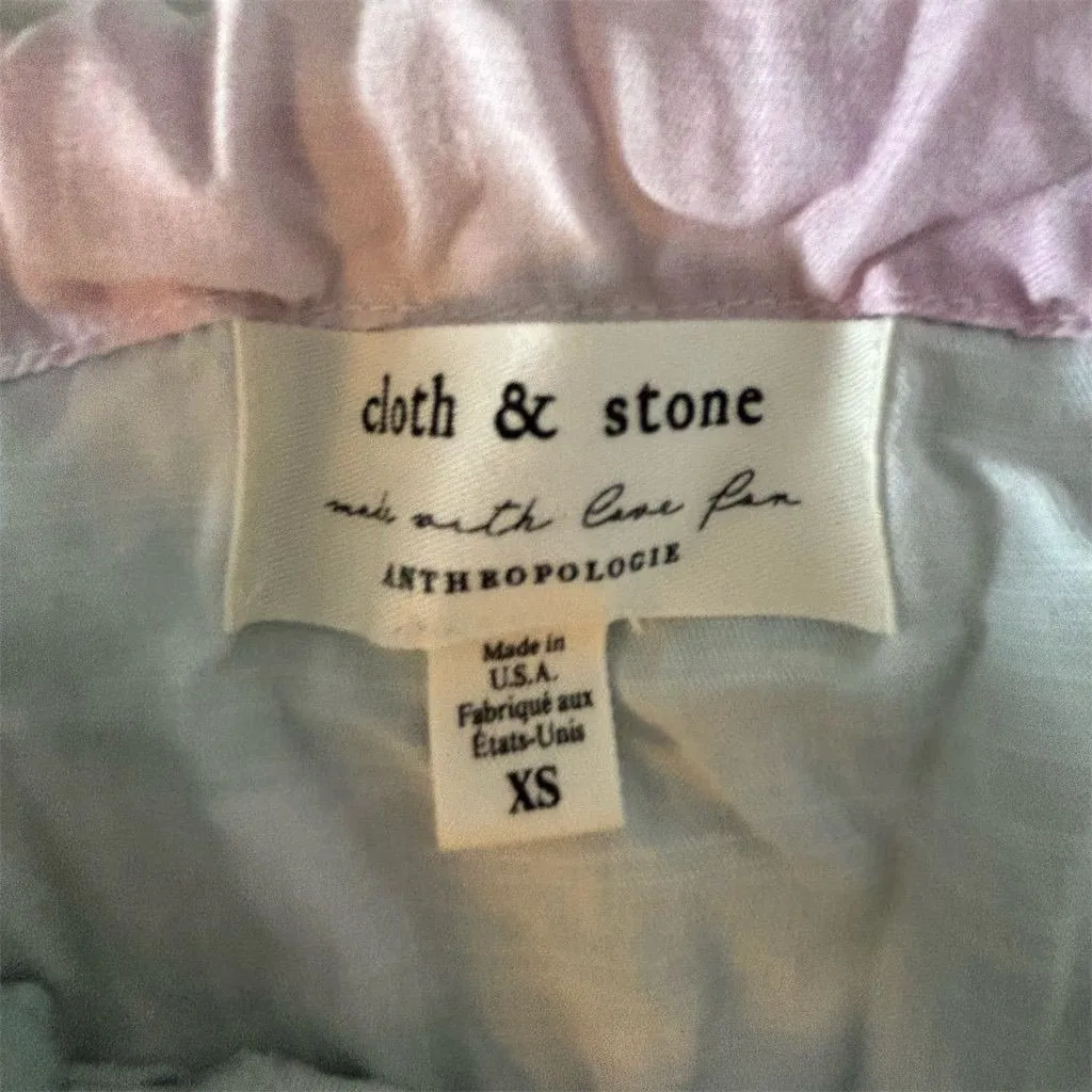 Cloth & Stone‎ Women's XS Tie-Dye Halter Tank Top Multicolor Summer - Image 4