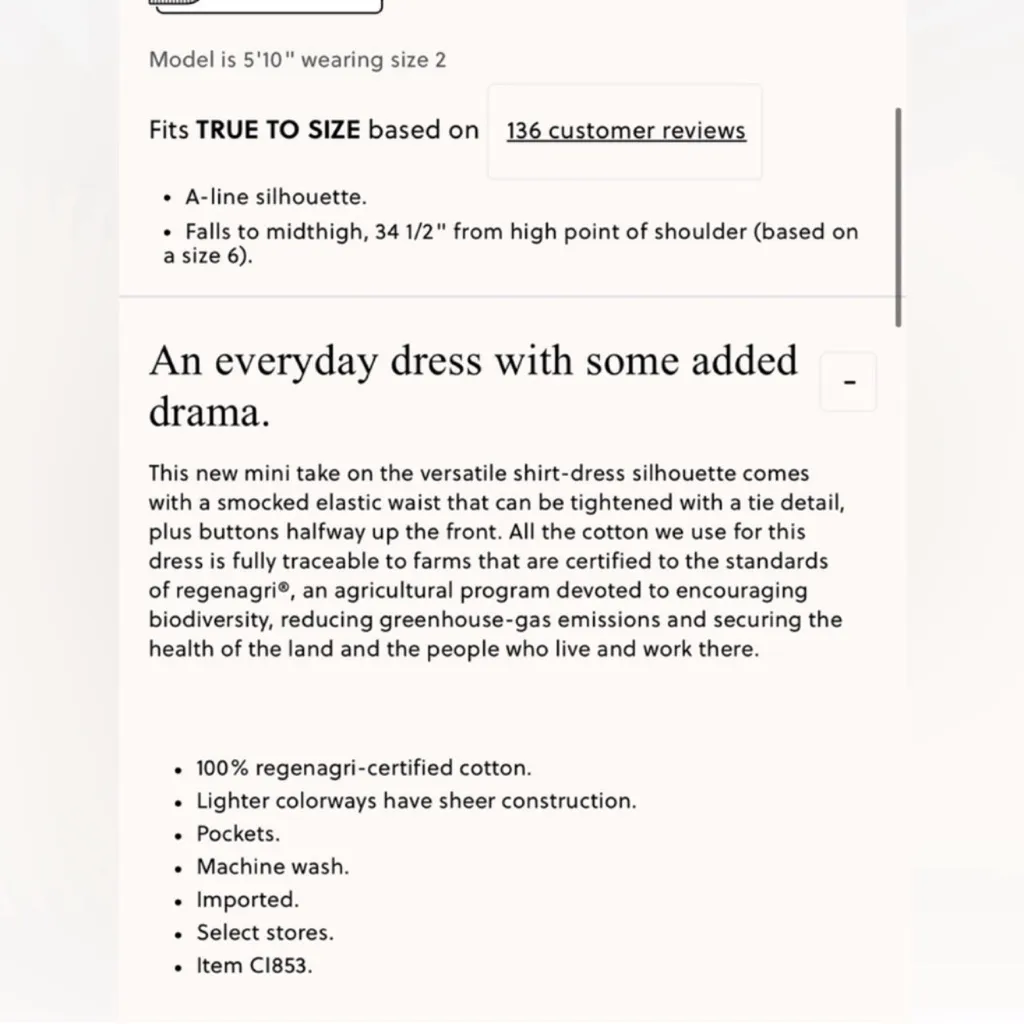 J. Crew Elena mini shirtdress in cotton poplin - Image 3