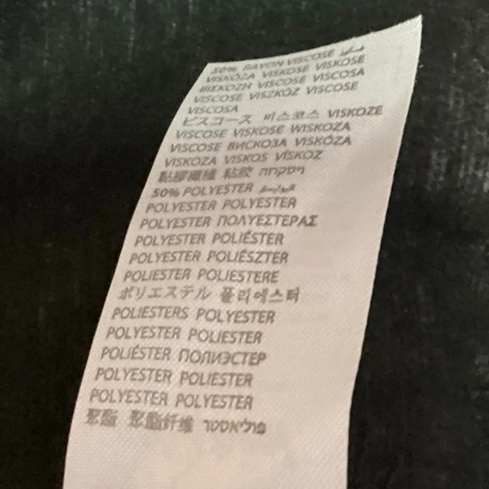 Edikted Women's Black Faux Leather Wide Leg High Waist Cargo Trousers Pants Sz S - Image 5