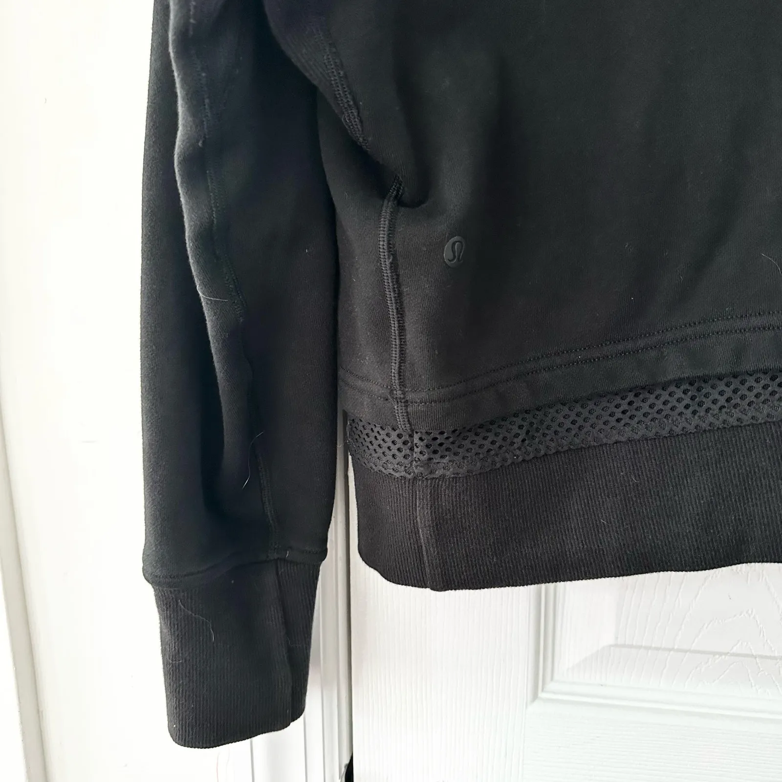 Lululemon Athletica Black Warm Down Hoodie W3AS7S Women 10 - Image 12