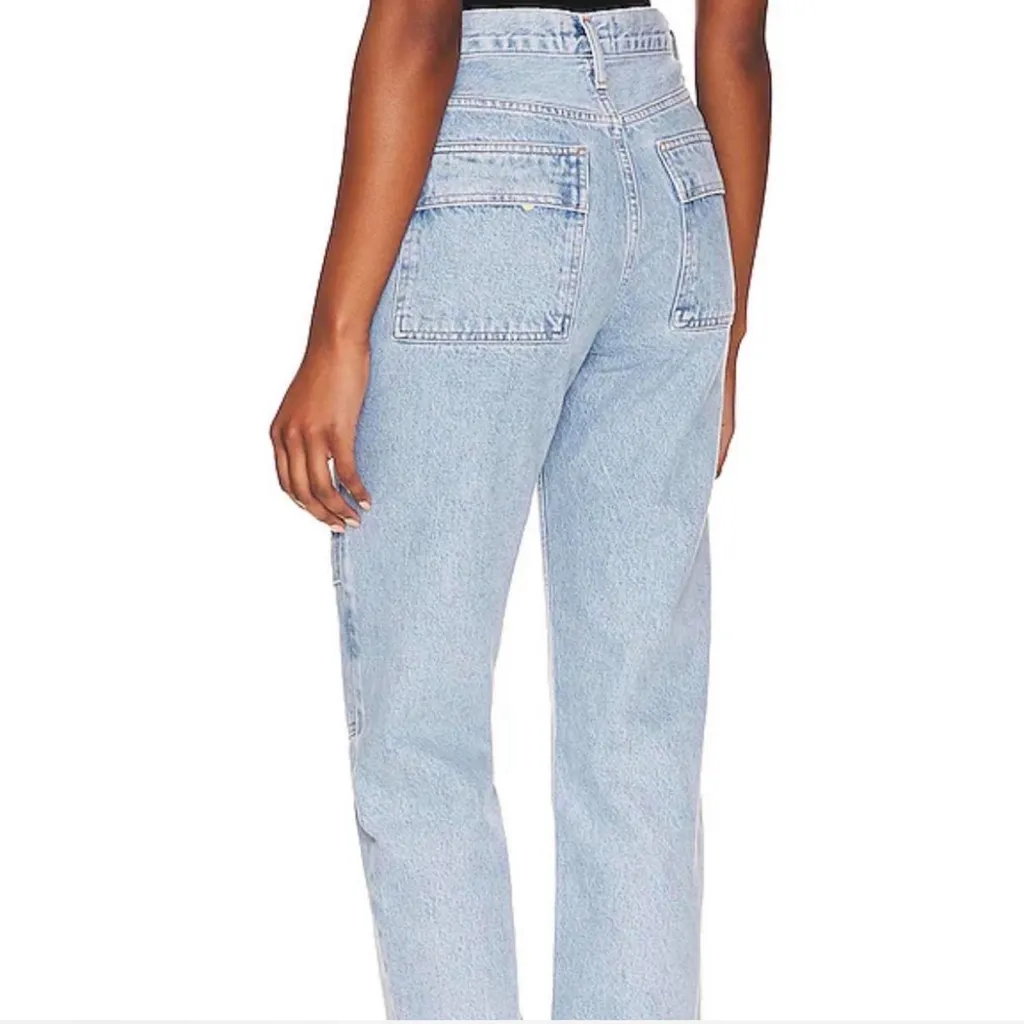 Agolde Light Blue Cooper Cargo Jeans - Image 7