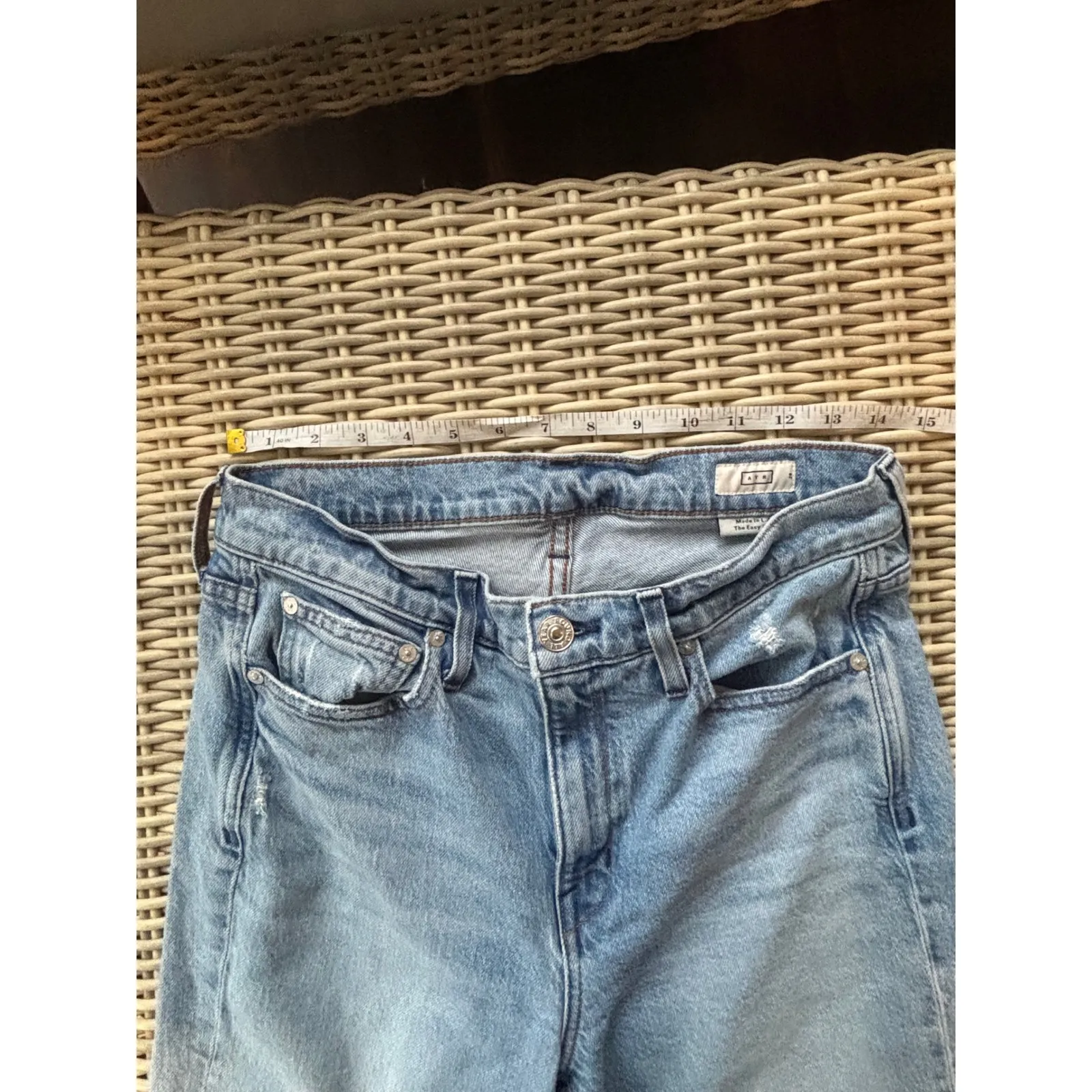 AYR The YaYa Jeans 29 boho layered lyocell flattering classic distressed luxury - Image 8