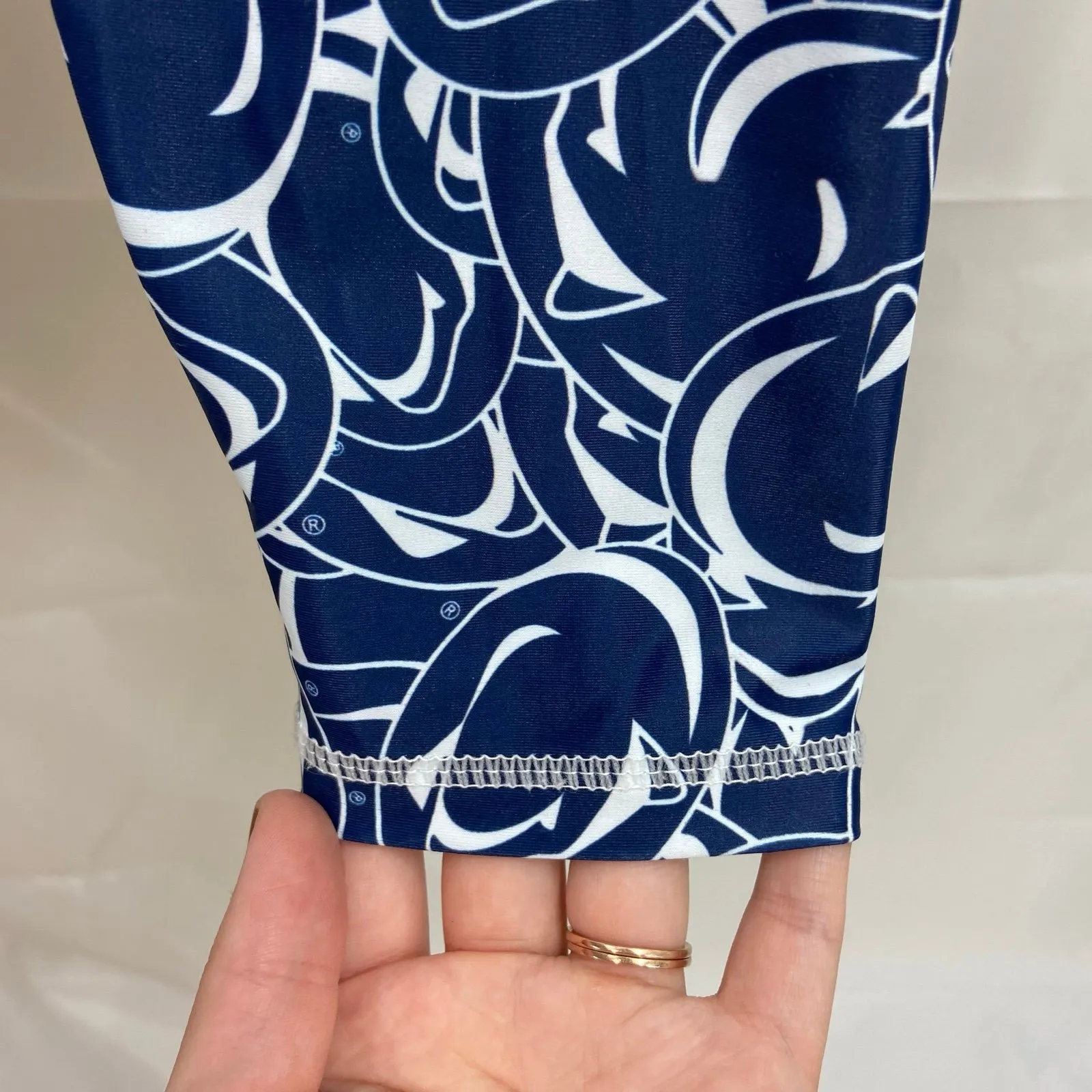 Zoozatz women's blue nittany lions penn state high waisted active leggings large - Image 3